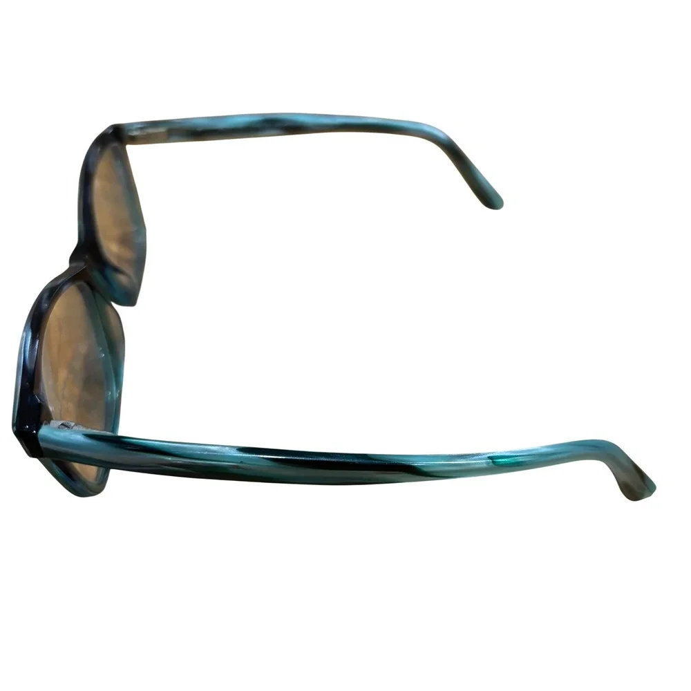 Maui Jim MJO2114 57A Teal Marble Eyeglasses Frames Italy 53-16-135 Womens
